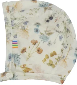 Joha Babyhjelme*Babyhjelm - Uld - Off White m. Blomster