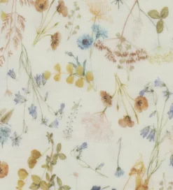 Joha Babyhjelme*Babyhjelm - Uld - Off White m. Blomster