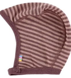 Joha Babyhjelme*Babyhjelm - Uld - Rose m. Striber