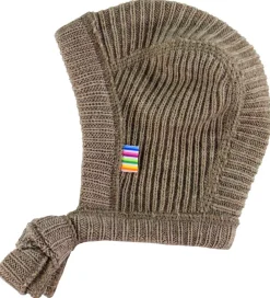 Joha Huer Og Hatte|Unisex-Tøj*Babyhjelm - Uld - Strik - Beige Meleret