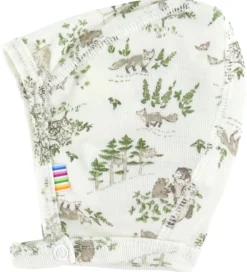 Joha Babyhjelme*Babyhjelm - Uld/Silke - Off White m. Træer