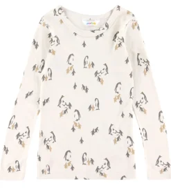 Joha Bluser|Unisex-Tøj*Bluse - Viskose/Bambus - Lys Beige m. Print
