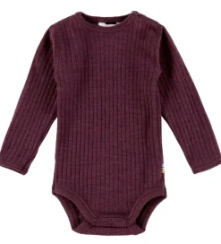 Joha Bodyer|Uld*Body l/æ - Uld - Rib - Blomme