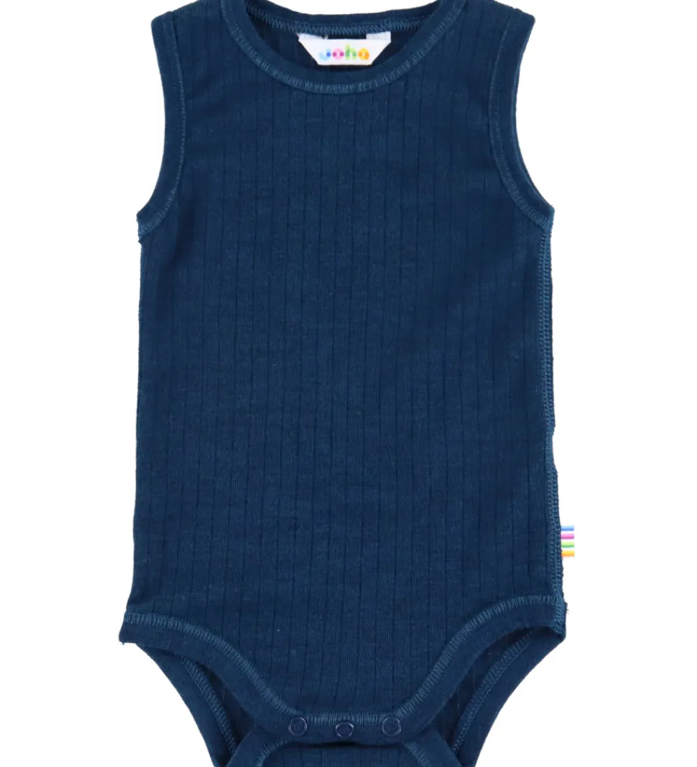 Joha Bodyer|Uld*Body u/æ - Uld - Rib - Mørk Turkis