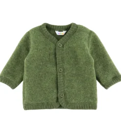 Cardigans|Uld-Joha Cardigan - Uld - Mørk Oliven