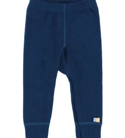 Leggings|Uld-Joha Leggings - Uld - Rib - Mørk Turkis
