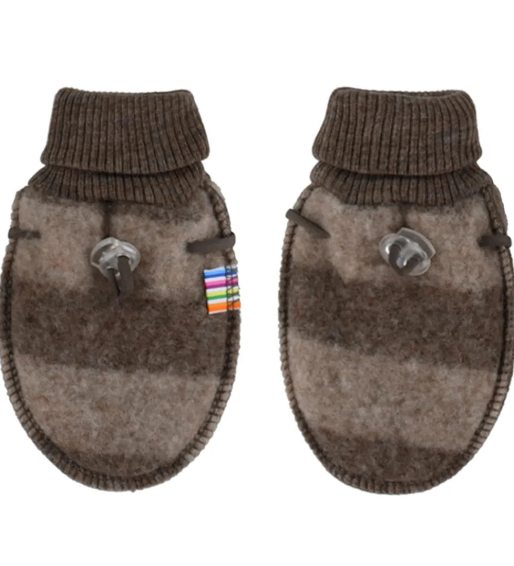 Handsker Og Luffer|Unisex-Tøj-Joha Luffer - Uld - Brun