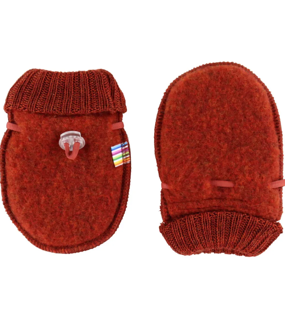 Handsker Og Luffer|Uld-Joha Luffer - Uld - Rust