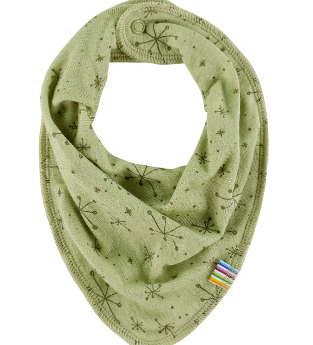 Joha Savlesmække*Savlesmæk - Uld - Lys Olive m. Stjerner