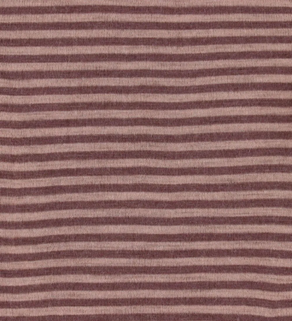Savlesmække-Joha Savlesmæk - Uld - Rose m. Striber