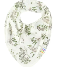 Savlesmække-Joha Savlesmæk - Uld/Silke - Off White m. Træer