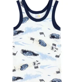 Joha Undertøj|Drengetøj*Undertrøje - Viskose/ Bambus - Off White m. Print
