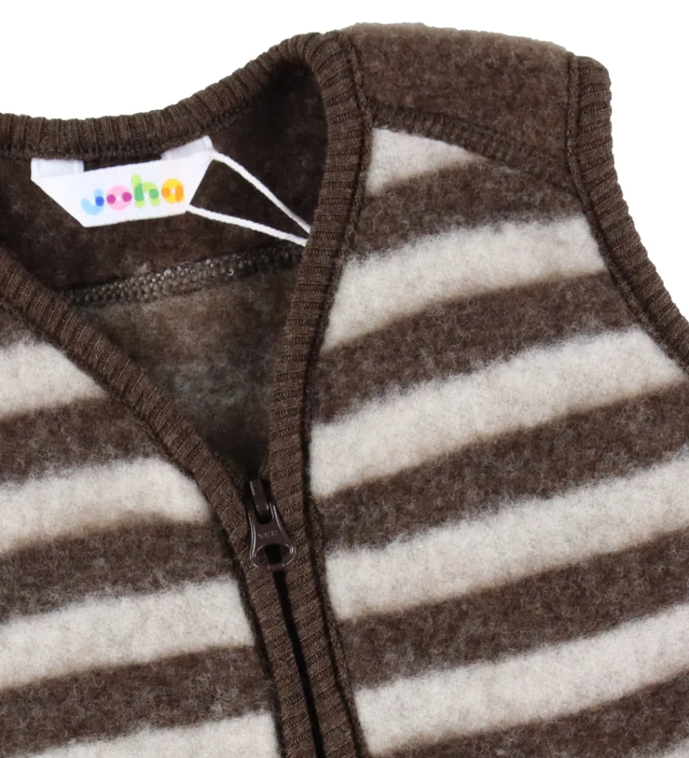 Joha Veste*Vest - Uld - Brun