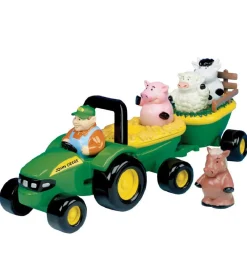 John Deere Traktorer*Arbejdsbil - 36 cm - Traktor m. Dyr