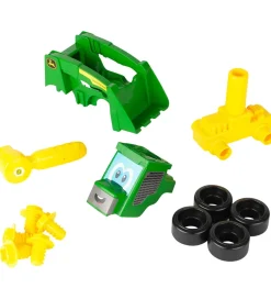 Biler, Tog Og Køretøjer-John Deere Arbejdsbil - Build A Buddy Skid-Steer