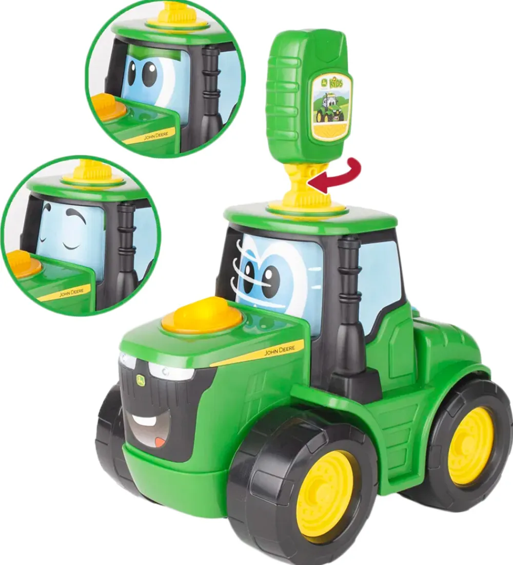 John Deere Traktorer|Biler, Tog Og Køretøjer*Traktor - Key N Go Johnny Tractor