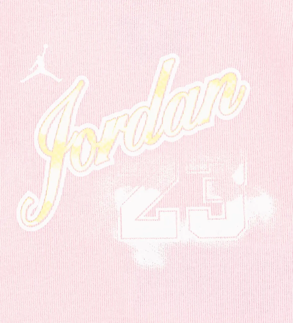 Jordan Hårbånd*Gaveæske - Futter/Hue/Body k/æ - Rosa/Hvid
