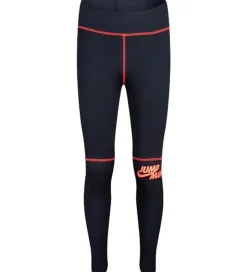 Jordan Træningsbukser|Gymnastiktøj*Leggings - Big Jumpman X Nike - Sort m. Rosa/Neon