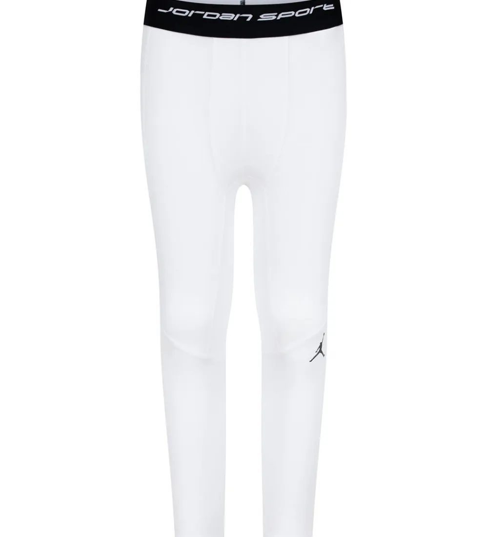 Jordan Træningsbukser|Gymnastiktøj*Leggings - Compression Bottom - Hvid