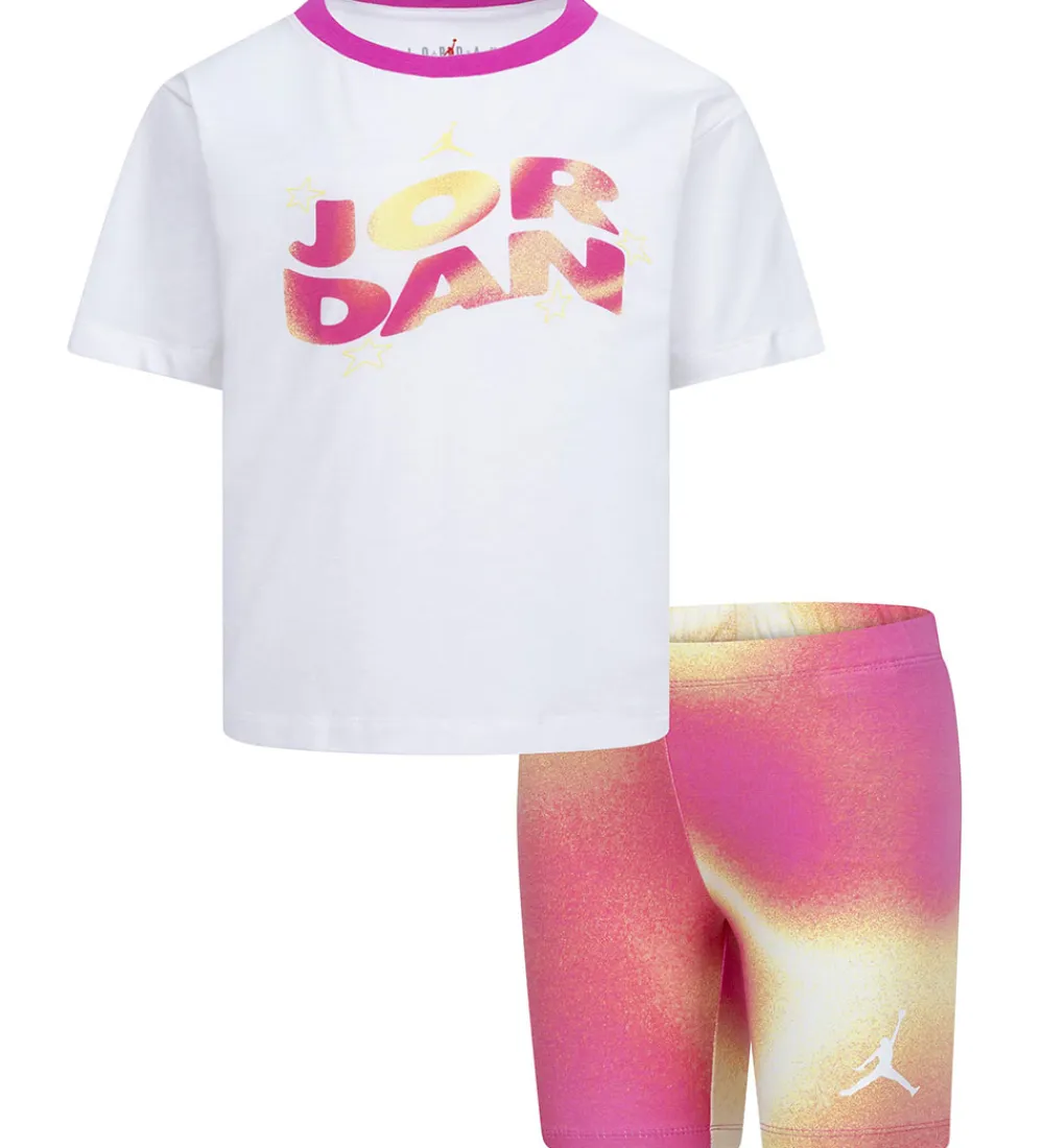 Sportsshorts-Jordan Shortssæt - Lemonade Stand - Laser Fuchsia