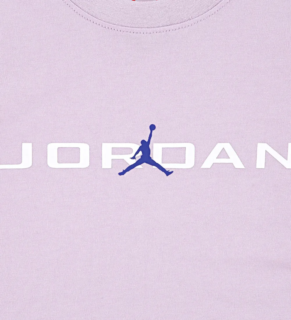 Sportsshorts-Jordan Shortssæt - T-shirt/Shorts - Purple Comet