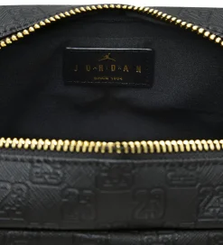 Tasker|Skuldertasker-Jordan Skuldertaske - Monogram Mini - Sort/Guld