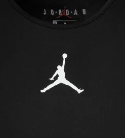 Jordan T-Shirts Og Toppe*Sportstop - Dri-Fit - Sort m. Logo