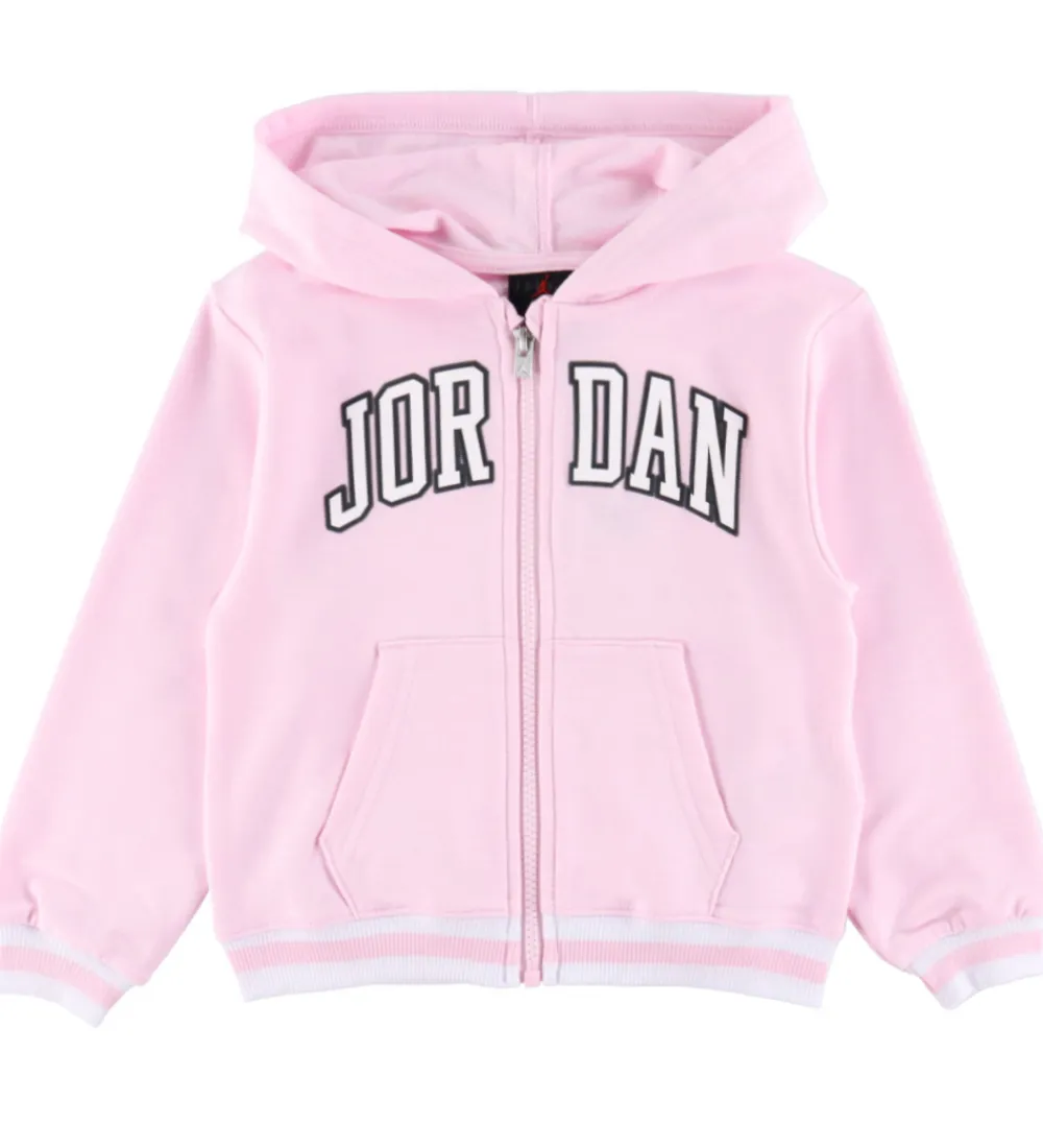 Jordan Hættetrøjer*Sweatsæt - Pink Foam/Hvid