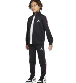 Træningssæt-Jordan Træningssæt - Cardigan/Sweatpants - Sort m. Rød