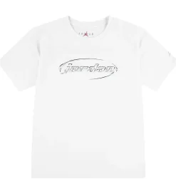 T-Shirts-Jordan T-shirt - Hvid m. Sølv
