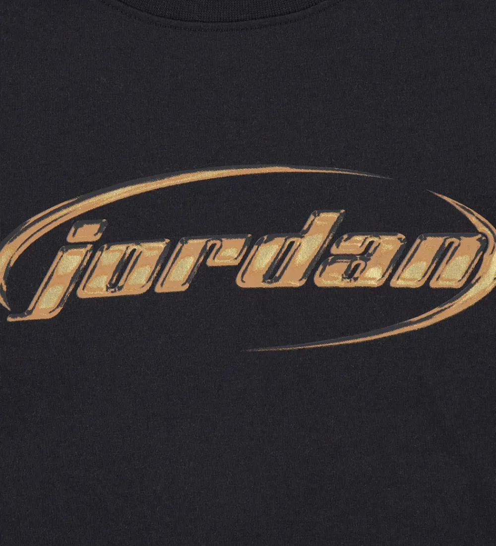 Jordan T-Shirts*T-shirt - Sort m. Guld