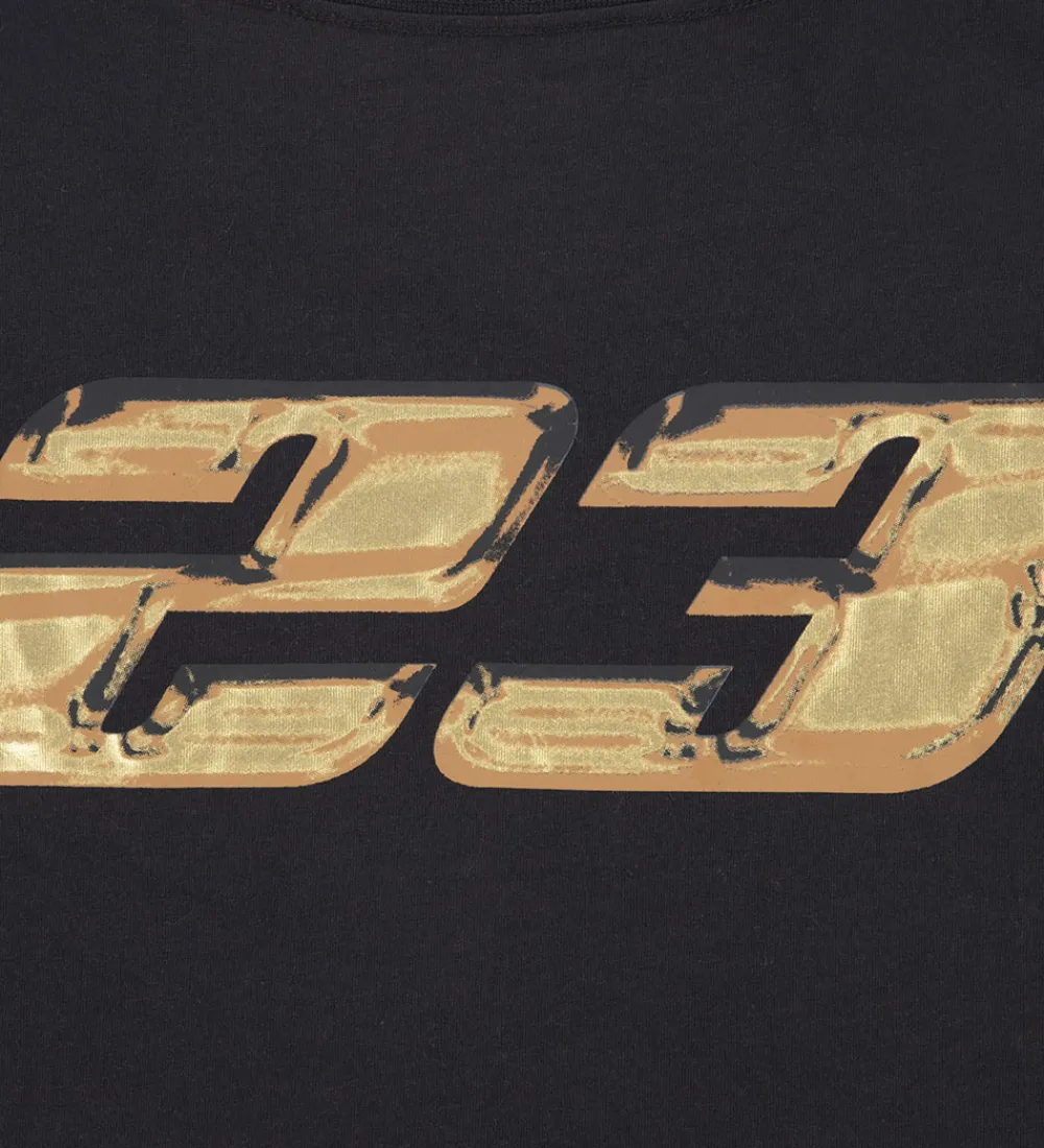Jordan T-Shirts*T-shirt - Sort m. Guld