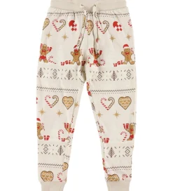 Jule-Sweater Nattøj*s Nattøj - 2-Delt - Christmas Cookie - Beige