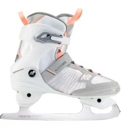 Skøjter-K2 Skøjter - Alexis Ice - Figure Blade - Hvid/Orange