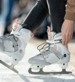 Skøjter-K2 Skøjter - Alexis Ice - Figure Blade - Hvid/Orange