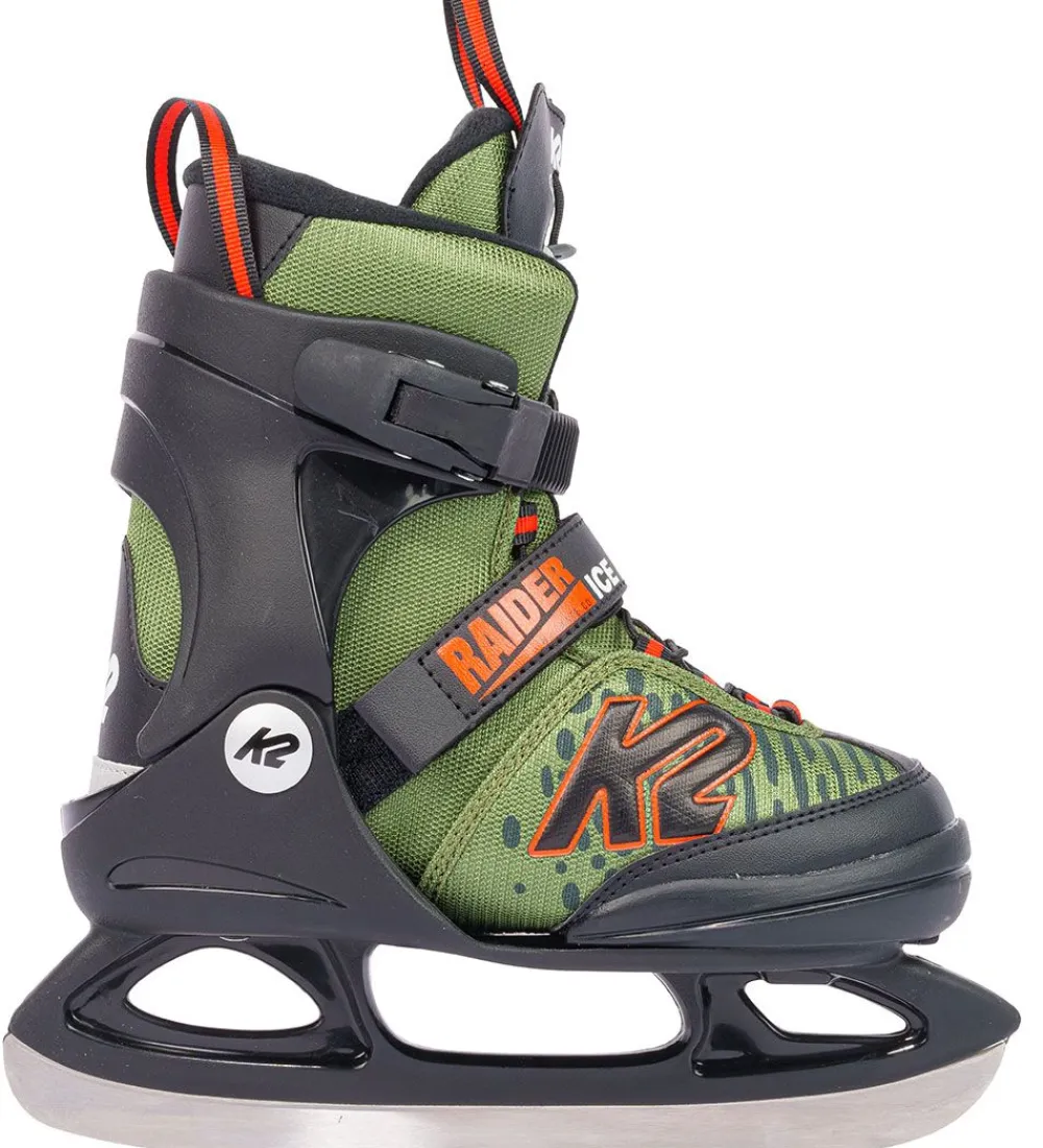 K2 Skøjter*Skøjter - Raider Ice - Sort/Grøn
