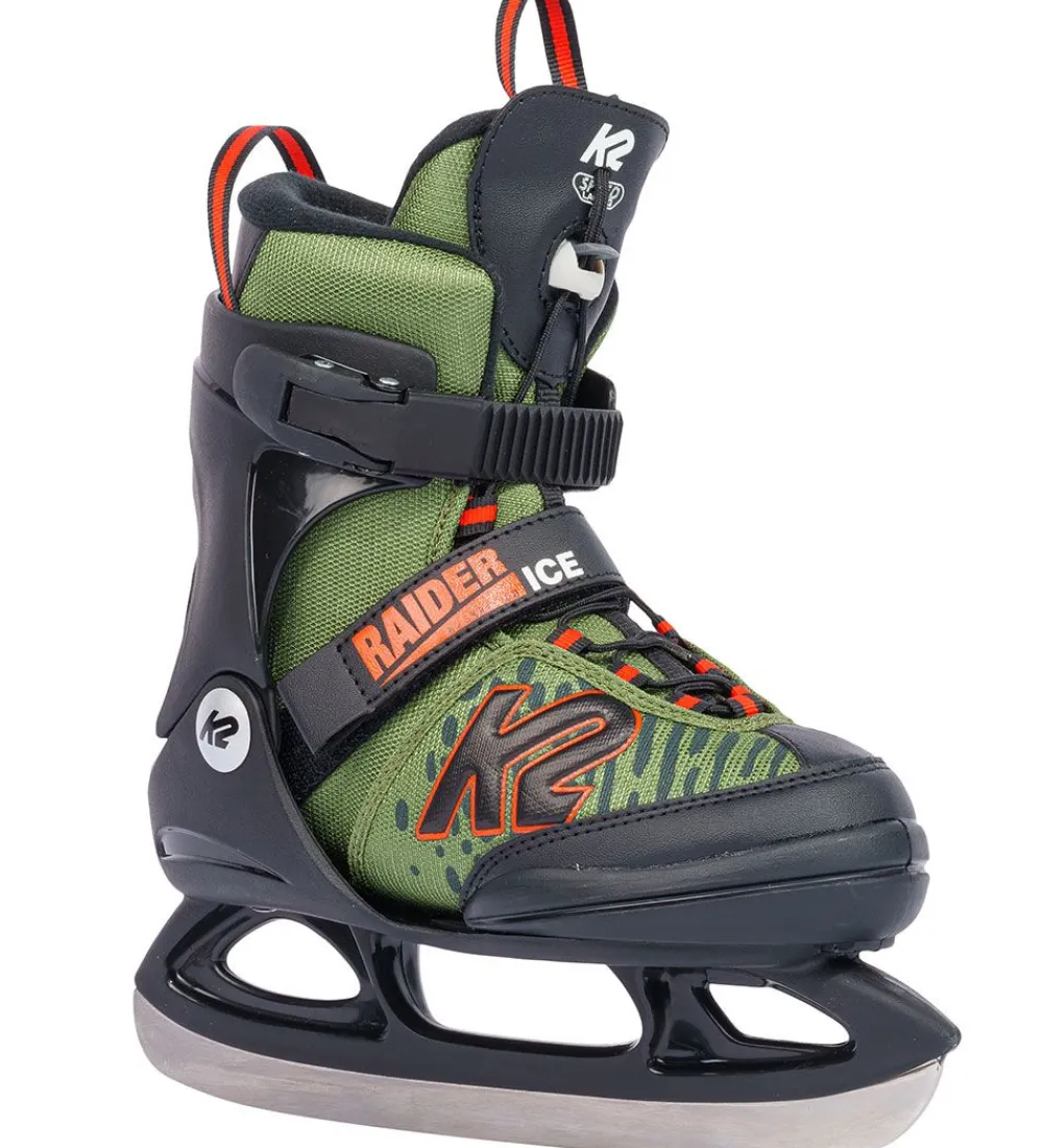 K2 Skøjter*Skøjter - Raider Ice - Sort/Grøn