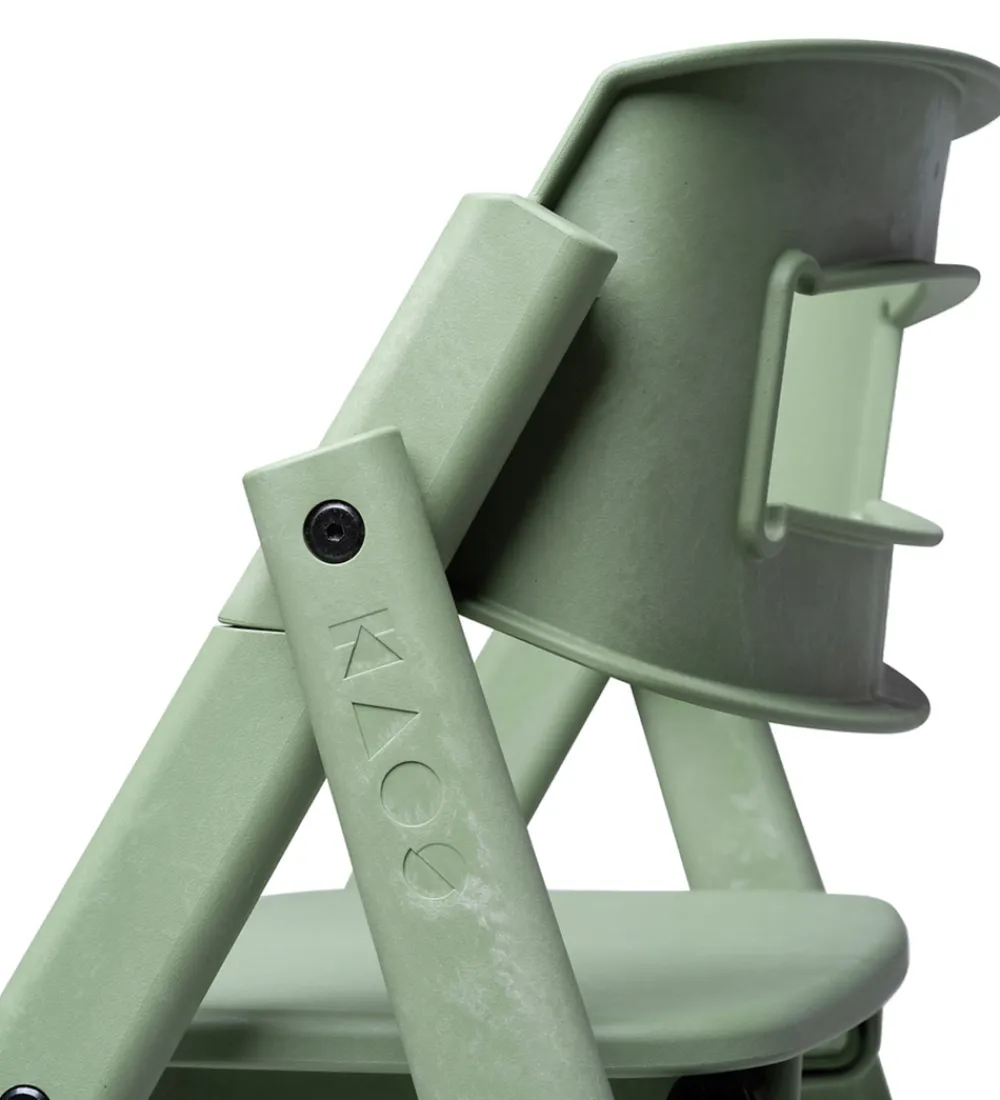 KAOS Højstole|Møbler*Højstol - Klapp - Genanvendt Platik - Mineral Green