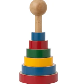 Stablelegetøj-Kay Bojesen Stabletårn - Træ - 22 cm - Multifarvet