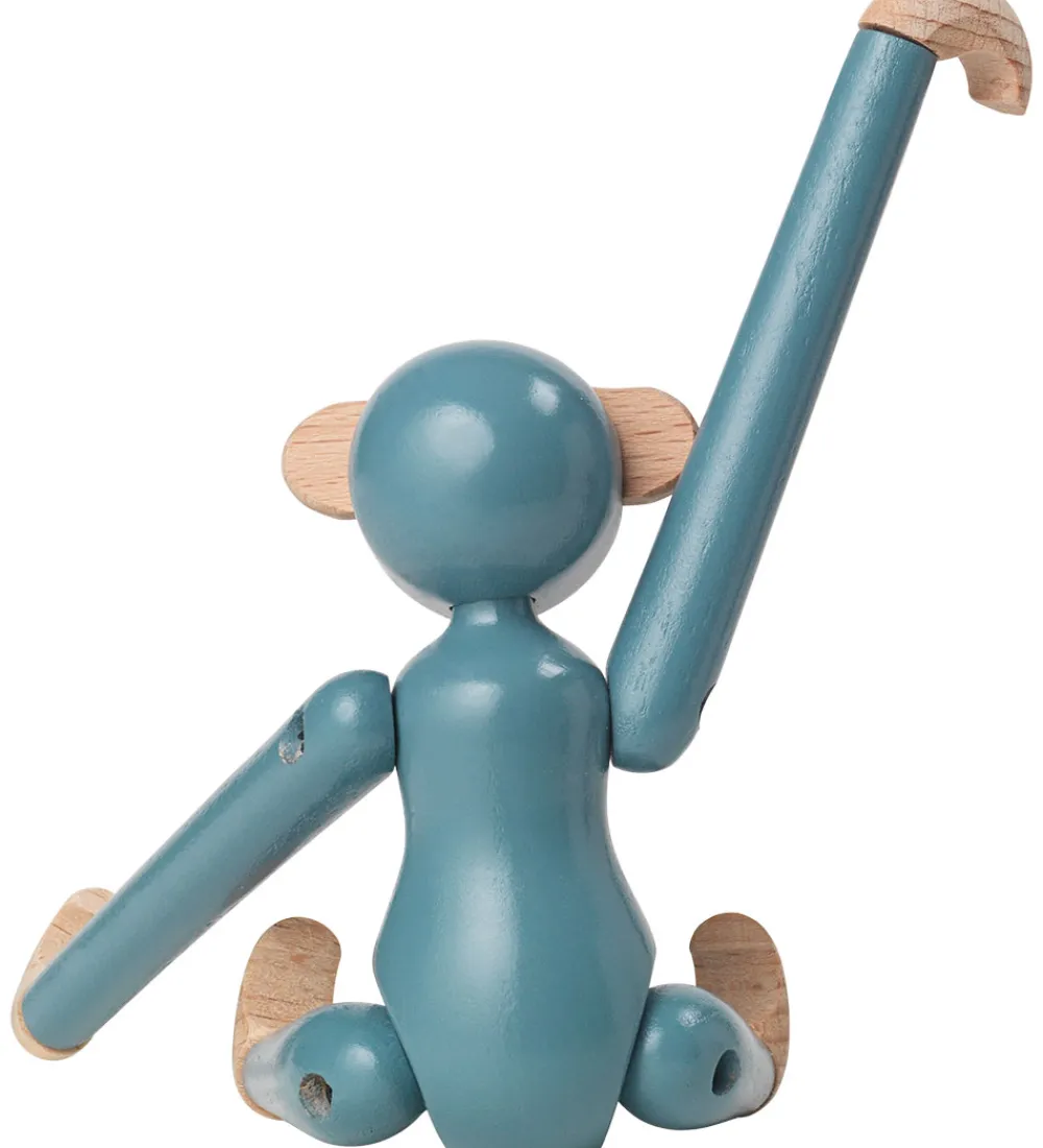 Kay Bojesen Pyntefigurer*Træfigur - Abe - Mini - Vintage Blå
