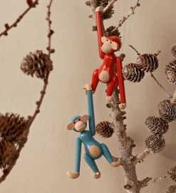 Kay Bojesen Pyntefigurer*Træfigur - Abe - Mini - Vintage Blå