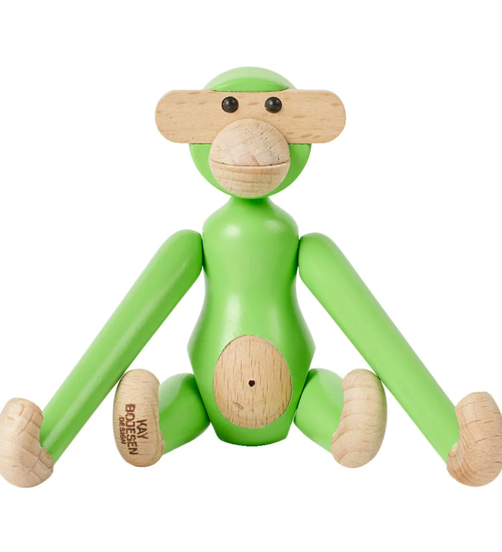 Kay Bojesen Pyntefigurer|Dekoration*Træfigur - Abe - Mini - Lys Grøn