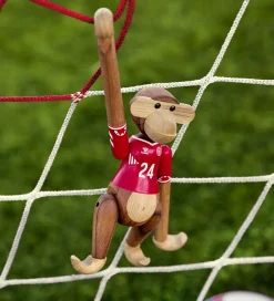 Pyntefigurer-Kay Bojesen Træfigur - Abe - DBU Kvinde 2024 - Lille - Teak/Limb