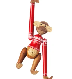 Kay Bojesen Pyntefigurer|Julepynt*Træfigur - Abe - Julesweater 2024 - Mini -Teak/Limba