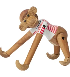Pyntefigurer-Kay Bojesen Træfigur - Abe - DBU 86 Away - Mini - Teak/Limba