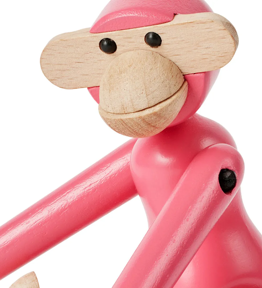Pyntefigurer|Dekoration-Kay Bojesen Træfigur - Abe - Mini - Pink