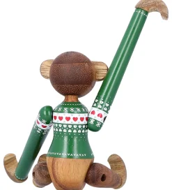 Pyntefigurer|Julepynt-Kay Bojesen Træfigur - Abe Julesweater 2025 - Mini Grøn