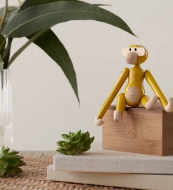 Kay Bojesen Pyntefigurer*Træfigur - Abe - Vintage - Mini - Gul