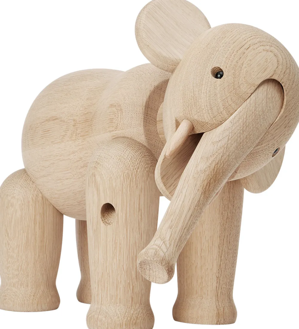 Kay Bojesen Pyntefigurer*Træfigur - Elefant - Stor - 22 cm - Eg