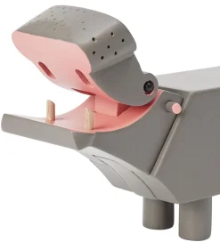 Kay Bojesen Pyntefigurer*Træfigur - Flodhest - Liliput - 6 cm - Grå